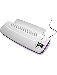 Purple Cows Plastificadora fría y caliente, incluye 100 3 mil Hot bolsillos, varios tamaños (3016 C)