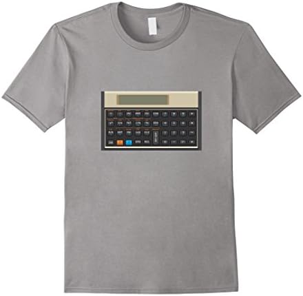 Mens Financial Calculator Tee Medium Slate