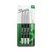 SHARPIE 1758054 Grip Pens, Fine Point, Assorted Colors, 3-Count