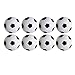 Table Soccer Foosballs Game,Pack of 8PCS(Black & White,32mm/1.26 in)
