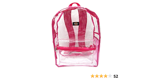 dickies clear student backpack
