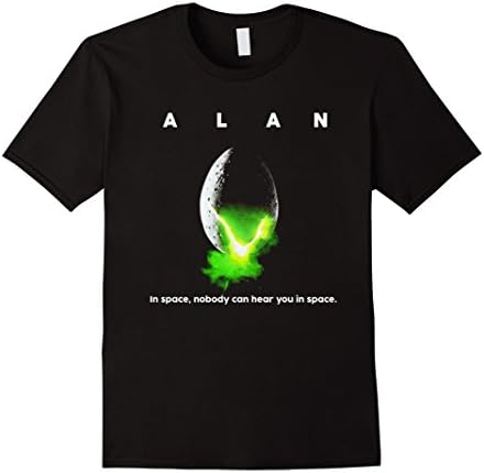 ALAN In Space Nobody Can Hear You In Space T-Shirt