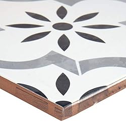 MSI Azila 8 in. x 8 in. Encaustic Matte Porcelain