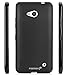 Microsoft Lumia 640 Case - Fosmon [DURA FROST] Smooth Durable & Flexible SLIM-Fit Cover for Microsoft Lumia 640 (Black)