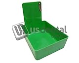 KEYSTONE - Classic Lab Work Pans - Green w/clip - 12pk - mad 034-7000375 Us Dental Depot