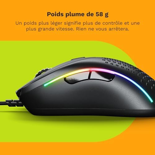 Model D 2 Souris Gaming Filaire (Matte Black)