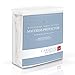 Cardinal & Crest Bed Protector - Vinyl Free Terry Top Mattress Pad - Cover Protects Bedding from Moisture and Stains - Queen Size