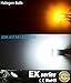 JDM ASTAR 10pcs Super Bright 360-Degree Shine 194 168 175 2825 T10 24-EX Chipsets LED Bulbs,Xenon White (Interior Use Only）