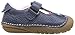 Stride Rite Baby-Girl's Soft Motion Kelly T-Strap Mary Jane Flat, Navy, 4 M US Toddler