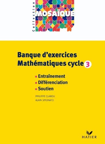 Banque d'exercices mathématiques cycle 3