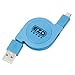 DelTucci 885157756273 Teiroo Screen Protector Charger Cord Cable, 3', Blue