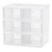 IRIS USA NPD-W IRIS Wide Clear Pull Down Front Access Shoe Box