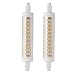LESHP LED Bulbs 120LED 10W 1100LM R7S 118mm 100-265V 3000K Warm White Bulbs Double Ended Tungsten Halogen Bulbs Replacement 2 Pcs Not Dimmable