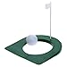 MUXSAM 1Pc Golf Practice Putting Cup Mat with Hole and Flag Plastic for Indoor Outdoor Office Garage Yard Golf Putting Green Regulation Cup Practice Training Aids