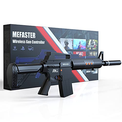 Mefaster Wireless Gun Controllers Compatible with Playstation 4, Game  Joystick Controller for PS-4 Pro, PS-4 S