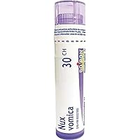 Boiron Nux vomica (colubrina) 30ch,Homeopathic medicine. Each tube contains 4 g (approximately 80 pellets)
