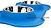 BINGPET Stainless Steel Dog Bowl No Spill Food and Water Double Bowls for Pet Puppy Cat with Silicone Mat