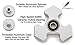 Aluminum Fidget Spinner EDC Focus Toy - Machined Aluminum with Premium Ceramic Hybrid Bearing for Ultra Long Spins - Great for ADD, ADHD, Autism, Stress and Anxiety Relief (Silver)