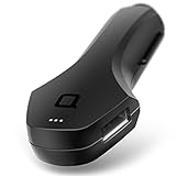 Nonda ZUS Smart Car Hub Fast Charger, Black - For Cellphone Devices