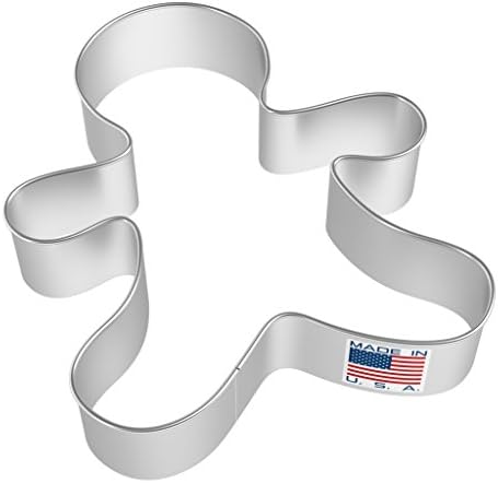 Katherine Allen Gingerbread Boy Cookie Cutter-3"- Pastry-Fondant - Craft Cutter-Sandwich Cutter-Great for Holiday Platters,Gift or Stocking Stuffer - USA Tin Plated Steel-Perfect for Cookie Decorating