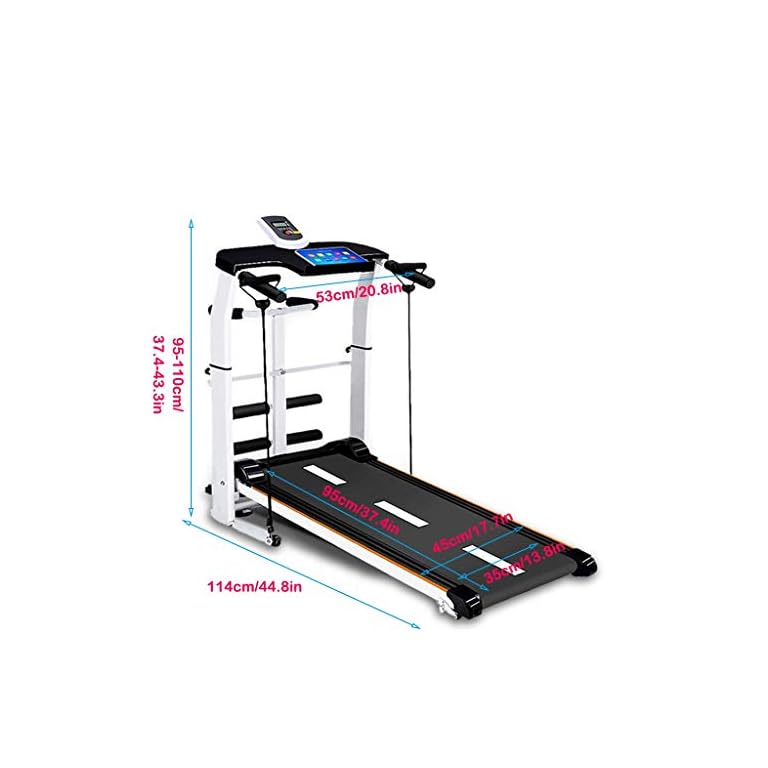Astrong 4in1 Walking Treadmill, Lay Folding NonElectric Mechanical