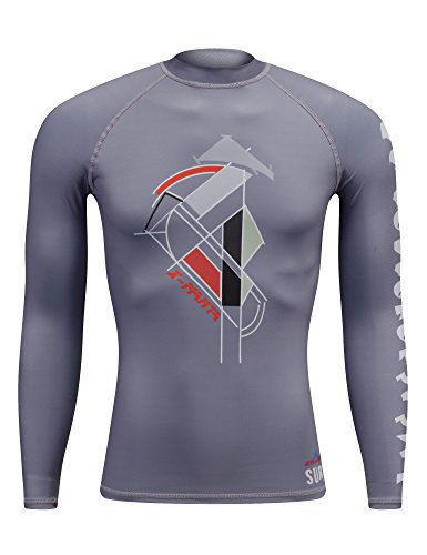 Rash Guard Long Sleeve , DIVE & SAIL Quick Drying UPF 50+ UV Shirt Couples Matching Shirts Swimwear for Men Women