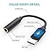 Pixel 2 XL USB C to 3.5 mm Headphone Jack Adapter Dongle, Trigonova USB Type C AMP Stereo Audio Hi-res up to 24 bits / 192 kHz, support for Google pixel 2 XL Moto Z Essential phone HTC U11 Plus Galaxy