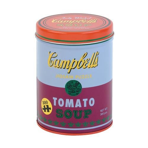 Mudpuppy Andy Warhol Soup Can Red Violet Jigsaw Puzzle