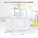 Owlpow Baby Bottle Warmer, Bottle Steam Sterilizer Multifunctional Bottle Warmer with Auto Power-Off and Temperature Control (White)