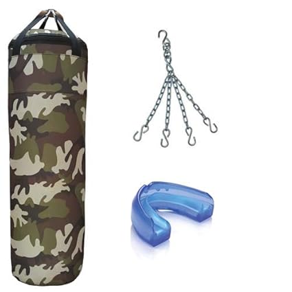 camo punching bag