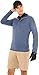 Dry Fit Pullover Sweaters for Men - Fleece Half Snap Mock Jacket - Moisture Wicking Fabric