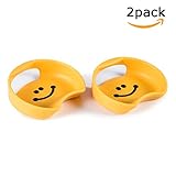 MIU COLOR- Guyot Design SplashGuard-Universal, 2-pack,smile yellow