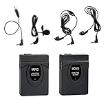 Movo 2.4GHz Wireless Lavalier Microphone System (164' Range) for Nikon D7200, D7100, D7000, D5500, D5300, D5200, D3300, D3200, D810, D800, D750, D610, D500, D90, D5, D4, D4S, D3X, DF DSLR Cameras