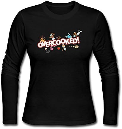 Overcooked Shop886 Women Tees Normal Fit Screw Neck