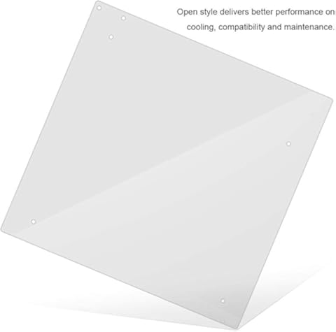 Exliy PC Open Frame Test Bench ITX Motherboard Acrílico Transparente Overlock Case para computadora DIY Mod Base Stand - ITX Motherboard Test Bench Open Air Frame Computer Case