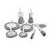 9Pcs Stainless Steel Wire Brushes Wheel kit for Drill with 1/4