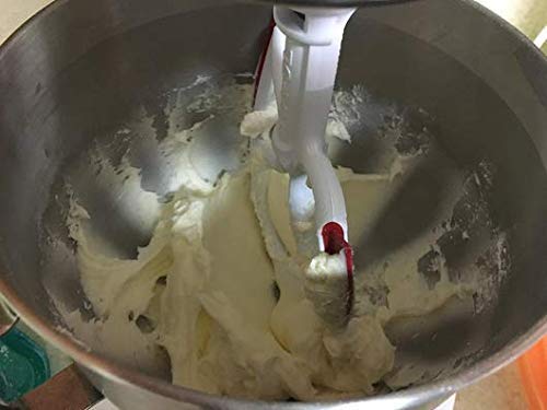 AIZARA Flex Edge Beater for Kitchenaid Mixer 4.5-5 Quart Tilt-Head Stand Mixer Paddle with Scraper,Replacement Kitchenaid Mixer Attachments & Accessory,Grey