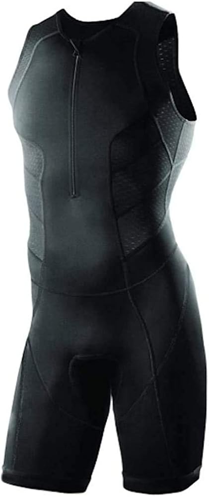 KONA Tri Apparel Men’s Sleeveless Triathlon Race Suit - Speedsuit Skinsuit Trisuit: Clothing