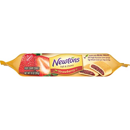 NEWTONS SOFT & FRUIT CHEWY STRAWBERRY COOKIES, (STRAWBERRY BARS), 10 OZ PACK