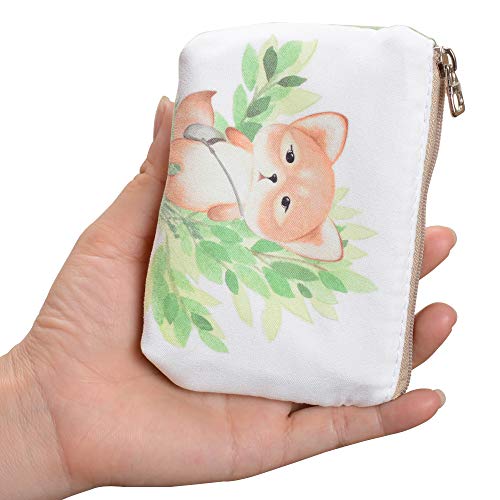Women and Girls Cute Fashion Coin Purse Wallet Bag Change Pouch Key Holder (Little Squirrel) - Thumbnail 6