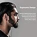 Earbuds, Vogek Tangle-Free Flat Cord Ergonomic in-Ear Headphones with Dynamic Crystal Clear Sound, Earphones with S/M/L Eartips Compatible with Samsung, Android Phone and More-Blackthumb 3