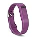 GinCoband 3 PCS Replacement Bands with Adjustable Metal Clasp for Fitbit Flex Wristband (Buckle Design-Black&Light Grey&Purple, Large)