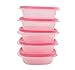 Rubbermaid 1963315 Take Alongs Quik Clik Seal 10 Piece Set Square Containers, Color May Vary