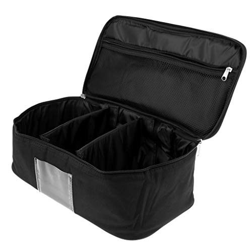 image for Prettyia Camping Spice Jar Organizer Bag Outdoor Picnic Cookware Zippe