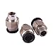 QBGTFAK 1/4 PT Male Thread 8mm Push in Joint Pneumatic Connector Quick Fittings 12 Pcs Ted Lele (8mm 1/4)