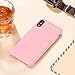 TORRAS [Love Series iPhone X Case 2017 (ONLY), Liquid Silicone Gel Rubber Shockproof Case Soft Microfiber Cloth Lining Cushion Compatible with iPhone X (2017), Pink