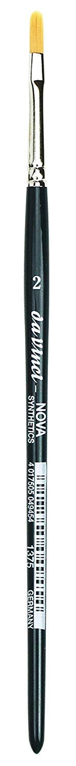 Da Vinci NOVA - Series 1375 - Synthetic Fiber Brush, Water Color - Size 2