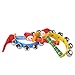 XILALU baby toy Baby Rainbow Musical Instrument Toy Lovely Wooden Jingle Ring Handbell Rattle