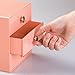 InterDesign 3-Drawer Storage Organizer for Cosmetics, Makeup, Beauty Products or Kitchen/ Office Supplies, Coral