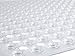 GORILLA GRIP Rectangle (35-Inch-by-16-Inch) Non-Slip Machine Washable Bath Mat, White